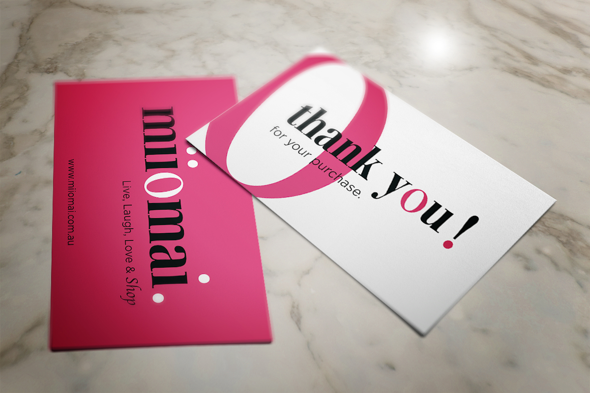 Diseño de Tarjeta de Presentación por MT para Miiomai | Diseño #4270559