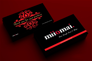 Business Card Design by ALSADESIGN for Miiomai | Design: #4240459