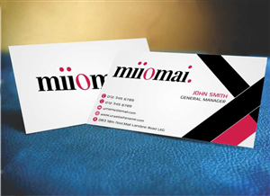 Business Card Design by AwsomeD for Miiomai | Design: #4252162
