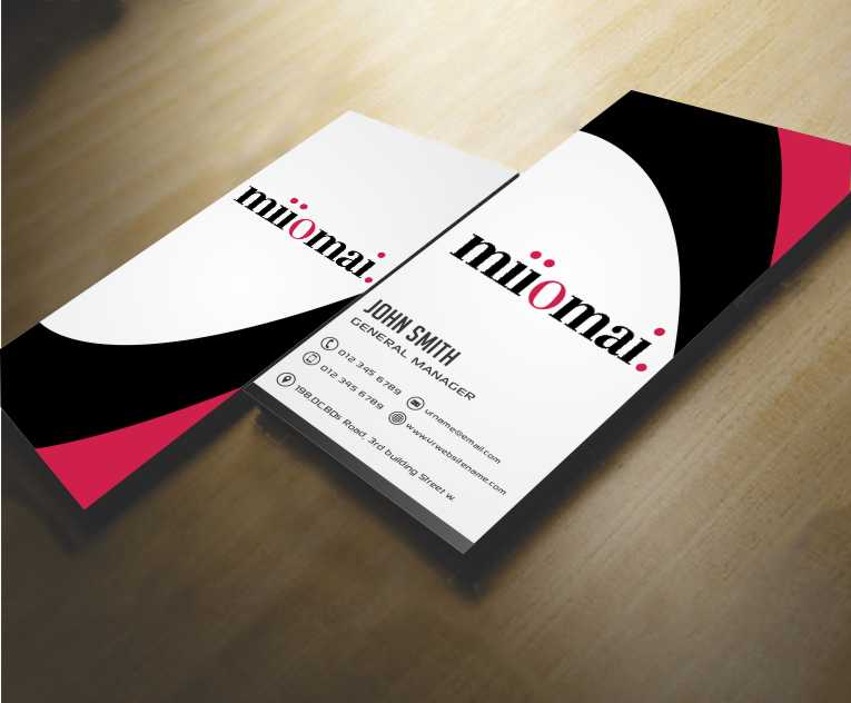Business Card Design by AwsomeD for Miiomai | Design #4252164