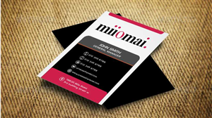 Business Card Design by AwsomeD for Miiomai | Design: #4252169