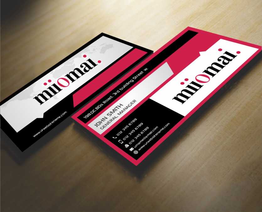 Business Card Design by AwsomeD for Miiomai | Design #4252176