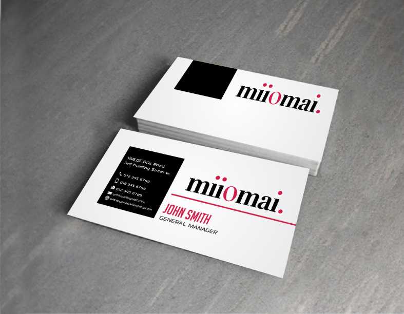 Business Card Design by AwsomeD for Miiomai | Design #4252180