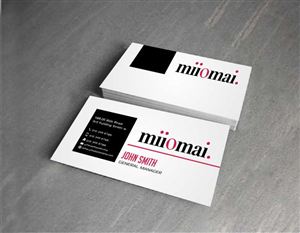 Business Card Design by AwsomeD for Miiomai | Design: #4252180