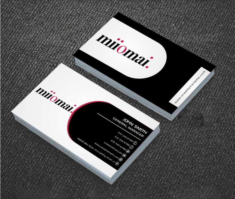 Business Card Design by AwsomeD for Miiomai | Design #4252181