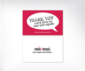 Business Card Design by Chitra for Miiomai | Design: #4262467