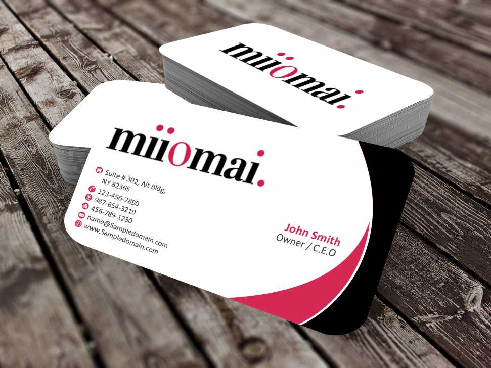 Business Card Design by szabist for Miiomai | Design #4252489