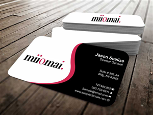 Business Card Design by szabist for Miiomai | Design: #4252490