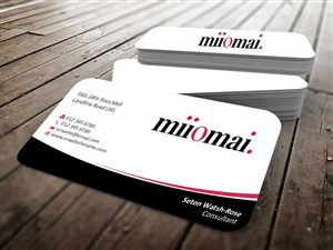 Business Card Design by szabist for Miiomai | Design: #4252493