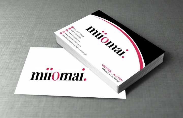 Business Card Design by szabist for Miiomai | Design #4252494