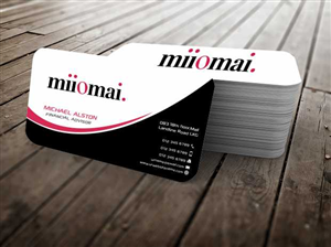 Business Card Design by szabist for Miiomai | Design: #4252496