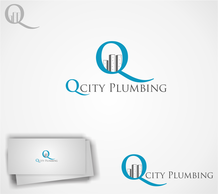 Logo Design by Naavyd for QCity Plumbing | Design #1184467