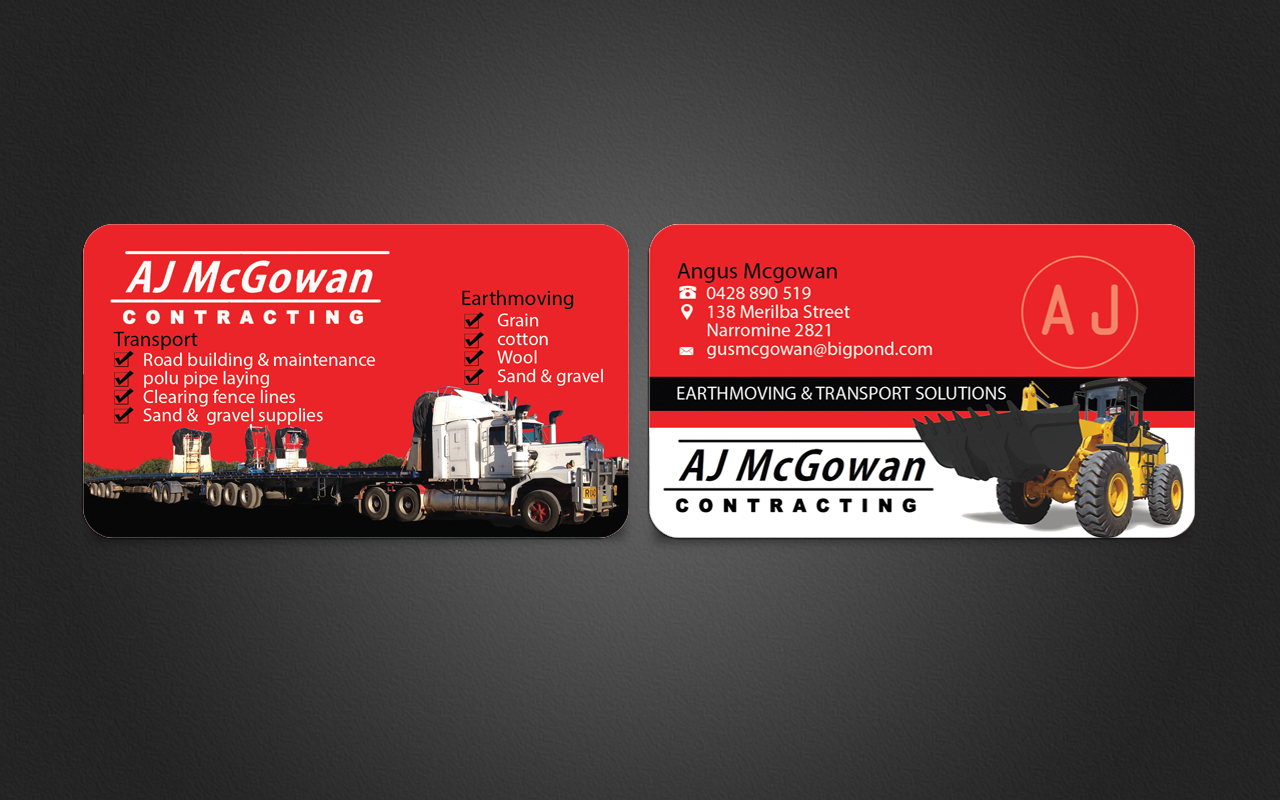 Business Card Design by Harshan for this project | Design #4295820
