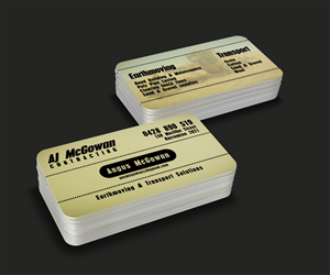 Rural contractor needs professional informative business card | Diseño de Tarjeta de Presentación por M.Pirs