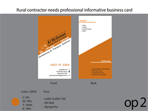 Business Card Design by ngotranngocan for this project | Design: #4249568