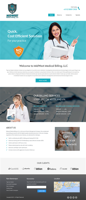 Web Design by Infinity Pix for this project | Design: #4206443