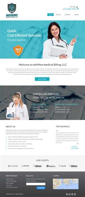 Web Design by Infinity Pix for this project | Design: #4206450
