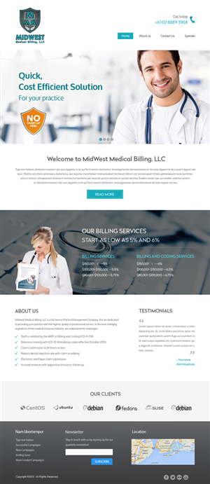 Web Design by Infinity Pix for this project | Design: #4206522