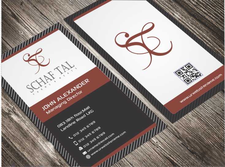 Visitenkarten-Design von AwsomeD für Schaf Tal Farms / Schaf Tal Meats | Design #4251934