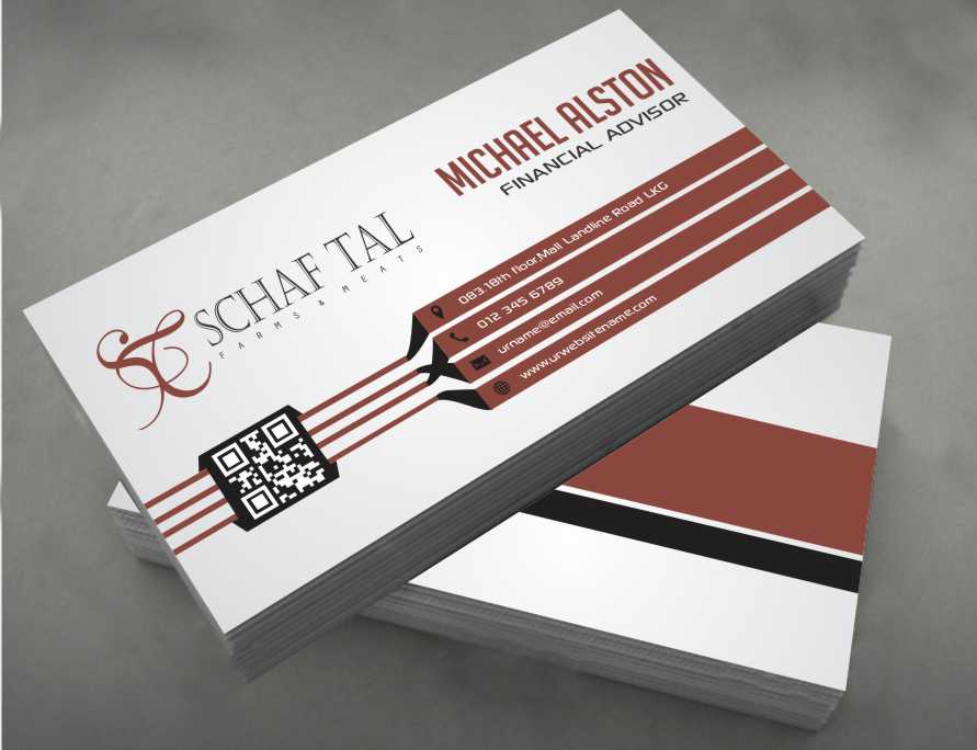 Business Card Design by AwsomeD for Schaf Tal Farms / Schaf Tal Meats | Design #4251943