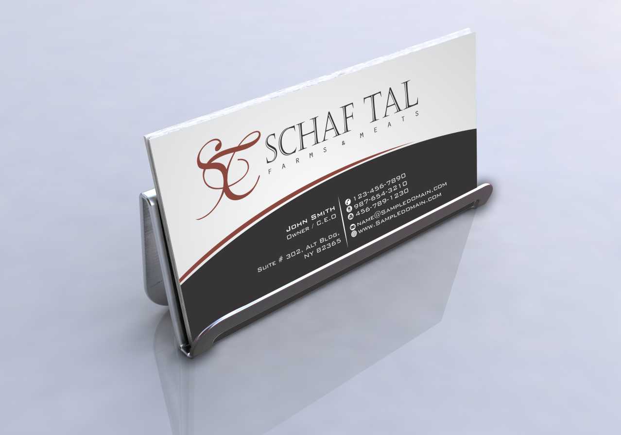 Visitenkarten-Design von szabist für Schaf Tal Farms / Schaf Tal Meats | Design #4252351