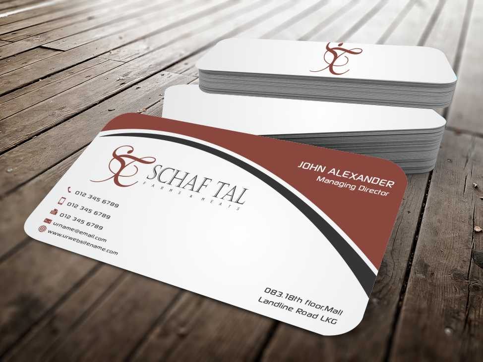 Visitenkarten-Design von szabist für Schaf Tal Farms / Schaf Tal Meats | Design #4252361