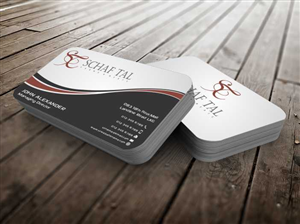 Business Card Design by szabist for Schaf Tal Farms / Schaf Tal Meats | Design: #4252363
