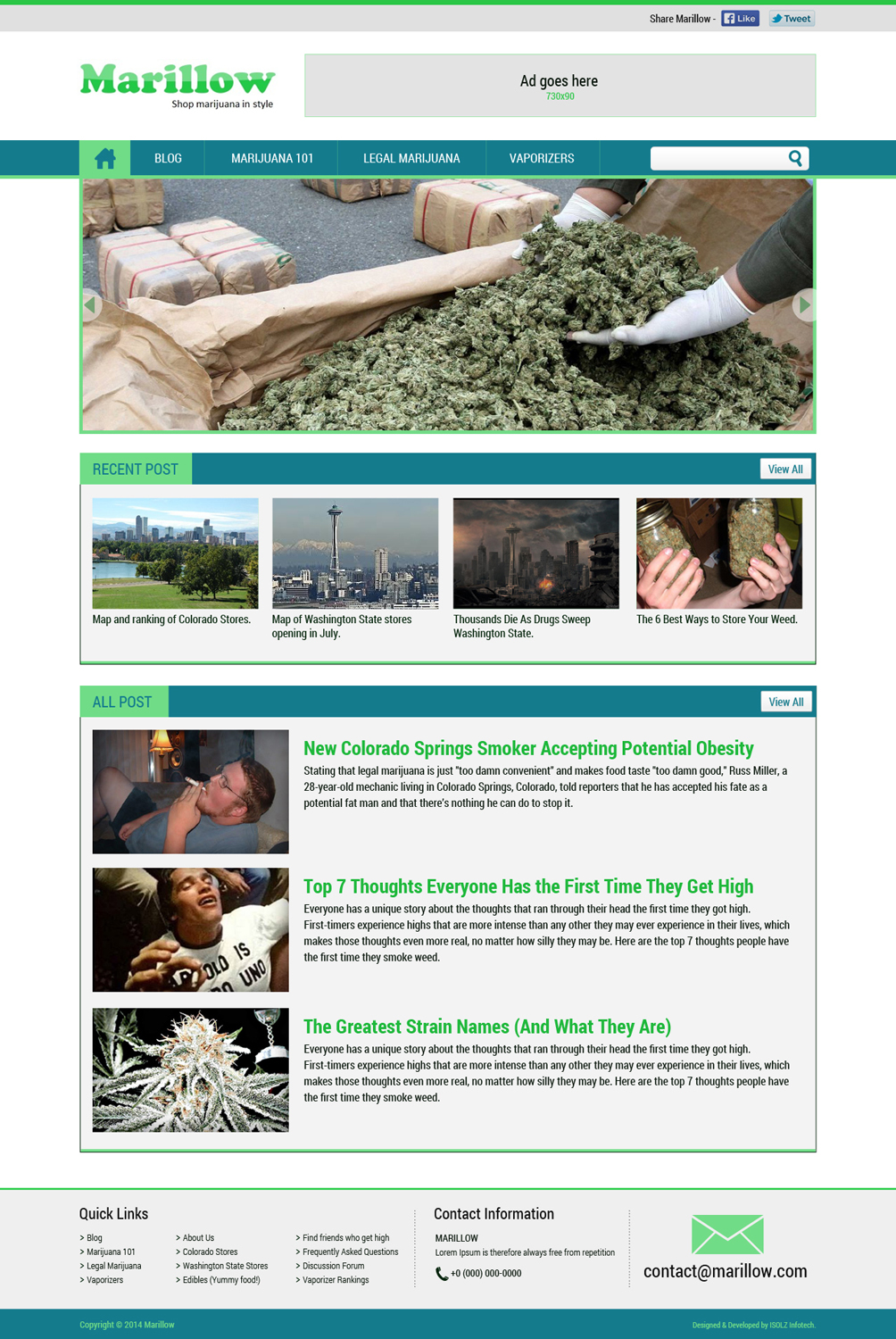 Diseño Web por ISOLZ INFOTECH para este proyecto | Diseño #4273474