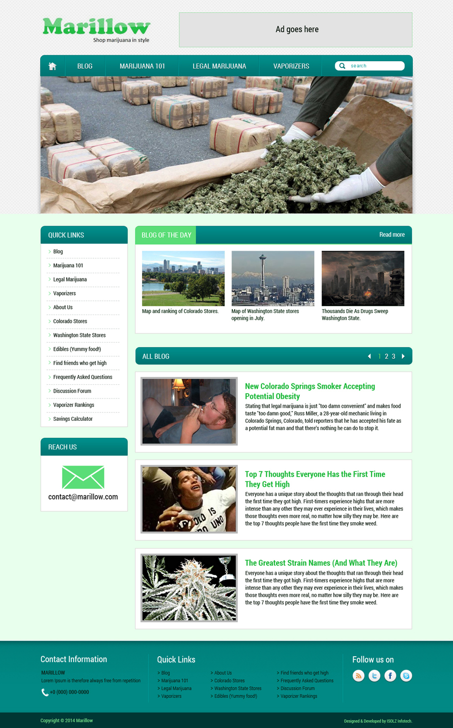 Diseño Web por ISOLZ INFOTECH para este proyecto | Diseño #4273485