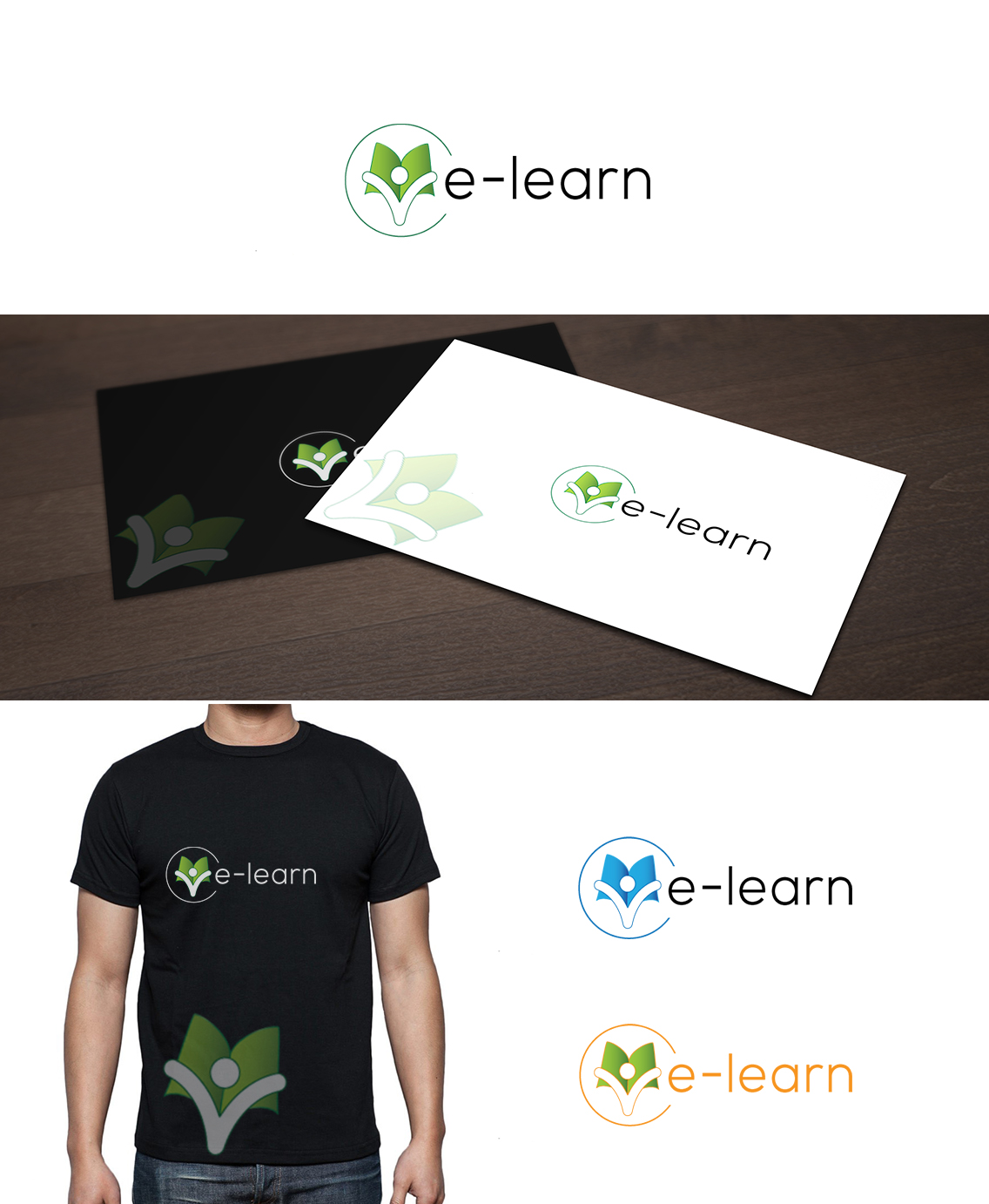 Logo Design by Gentle Spring Rain for e-Learn AS | Design #4207550