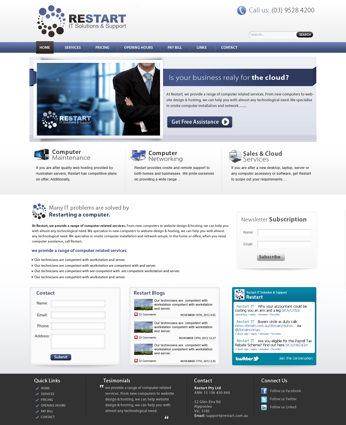 WordPress-Design von webxvision für dieses Projekt | Design #1217304