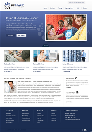 Wordpress Design by pb for this project | Design: #1188837