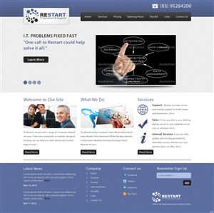 Wordpress Design by pb for this project | Design: #1193758
