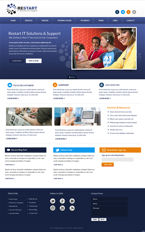 Wordpress Design by pb for this project | Design: #1207242