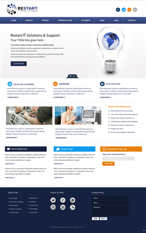 Wordpress Design by pb for this project | Design: #1207259