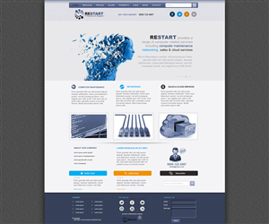 Restart has a great new logo - now we need a website!! | WordPress-Design von Ivansan