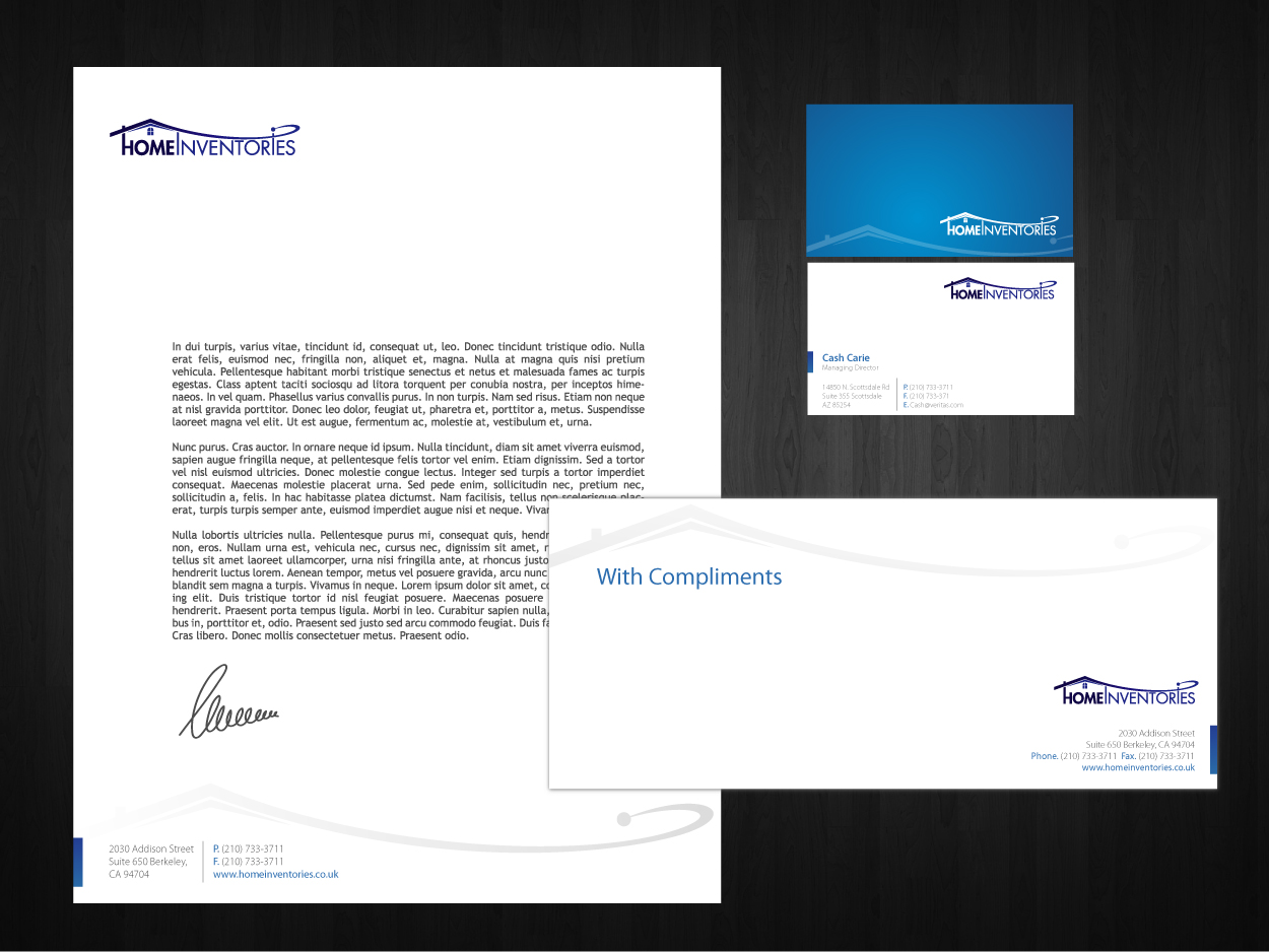 Stationery Design by Nila for this project | Design #1190164