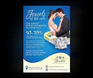 retail flyer design for a company by hollyblue studio design 4225910 jewelry advertisement flyers