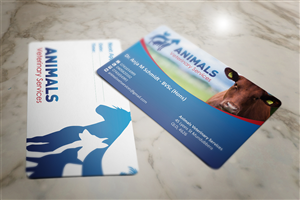 Innovative Veterinary Clinic Business Card | Business Card Design by MT
