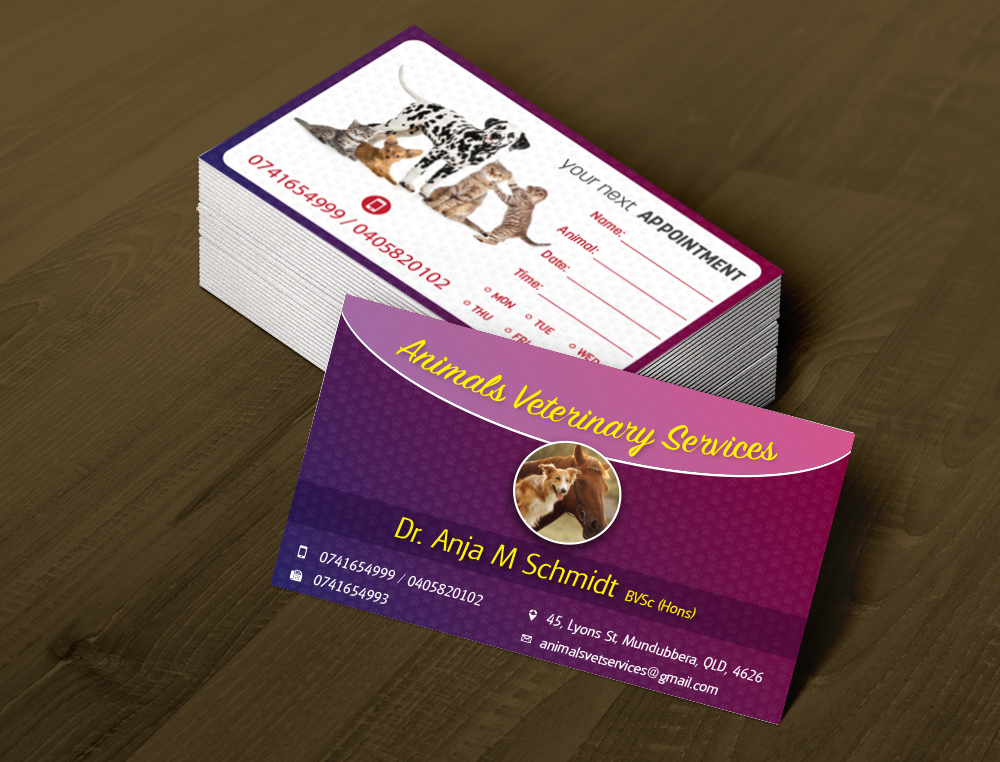 Business Card Design by Anooshaa Kachhia for this project | Design #4250203