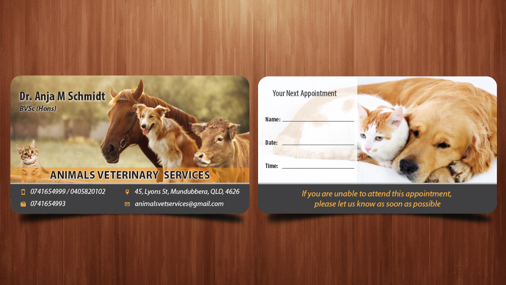 Visitenkarten-Design von Anooshaa Kachhia für dieses Projekt | Design #4262042