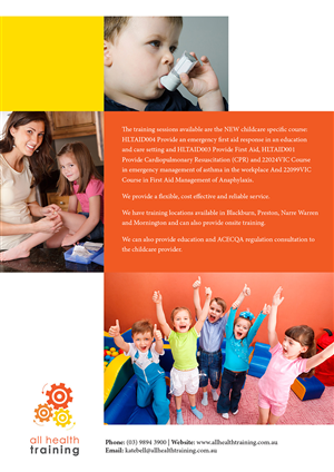 A4 Childcare Spring Special Flyer | Flyer Design by DesignFive