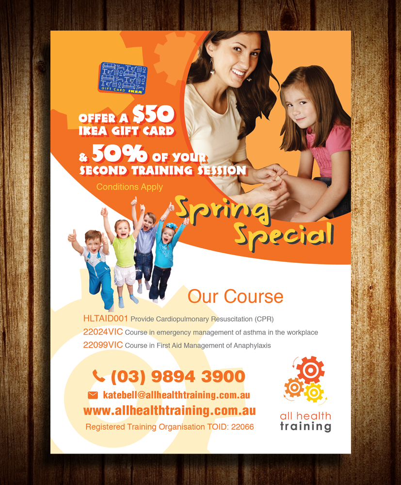 Flyer Design by AngelGu for All Health Training | Design #4240178