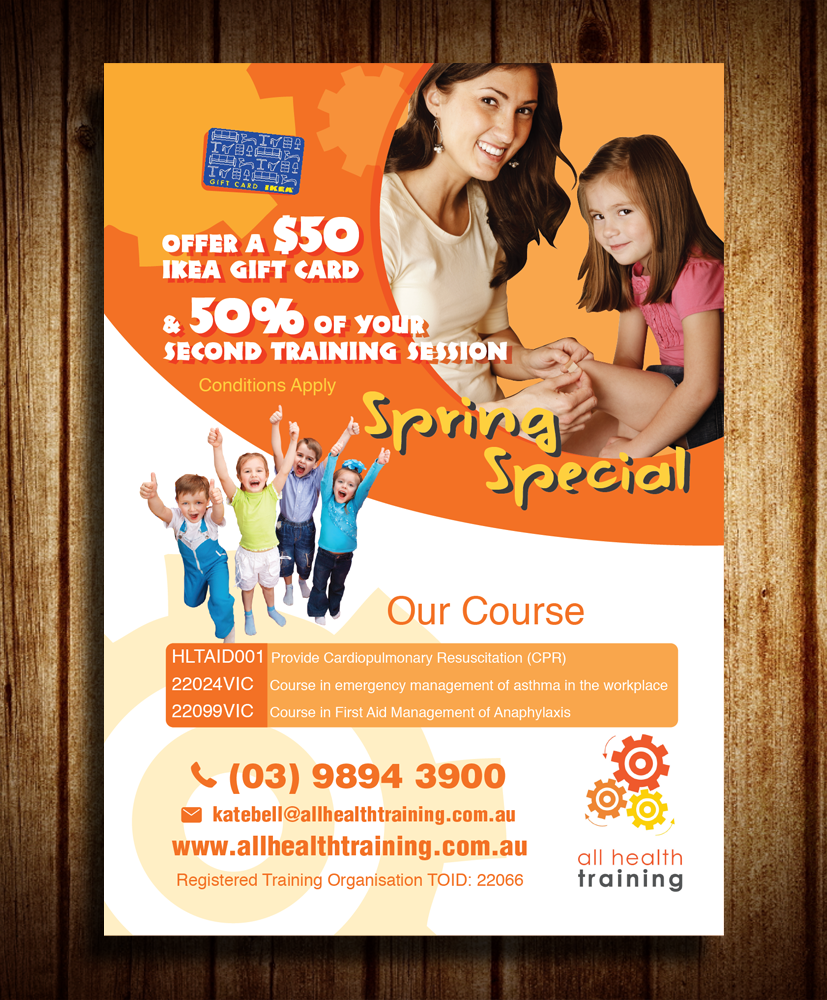 Flyer Design by AngelGu for All Health Training | Design #4240499