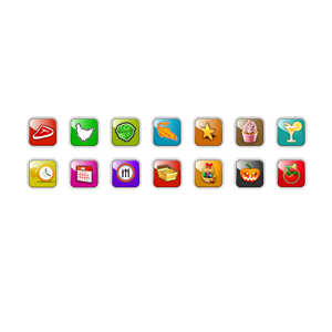 phone app icons for recipes | Icon Design by disign