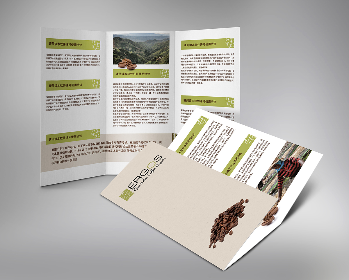 Brochure Design by RYCO Design for ERGOS TRADING CORPORATION LIMITED | Design #1186456