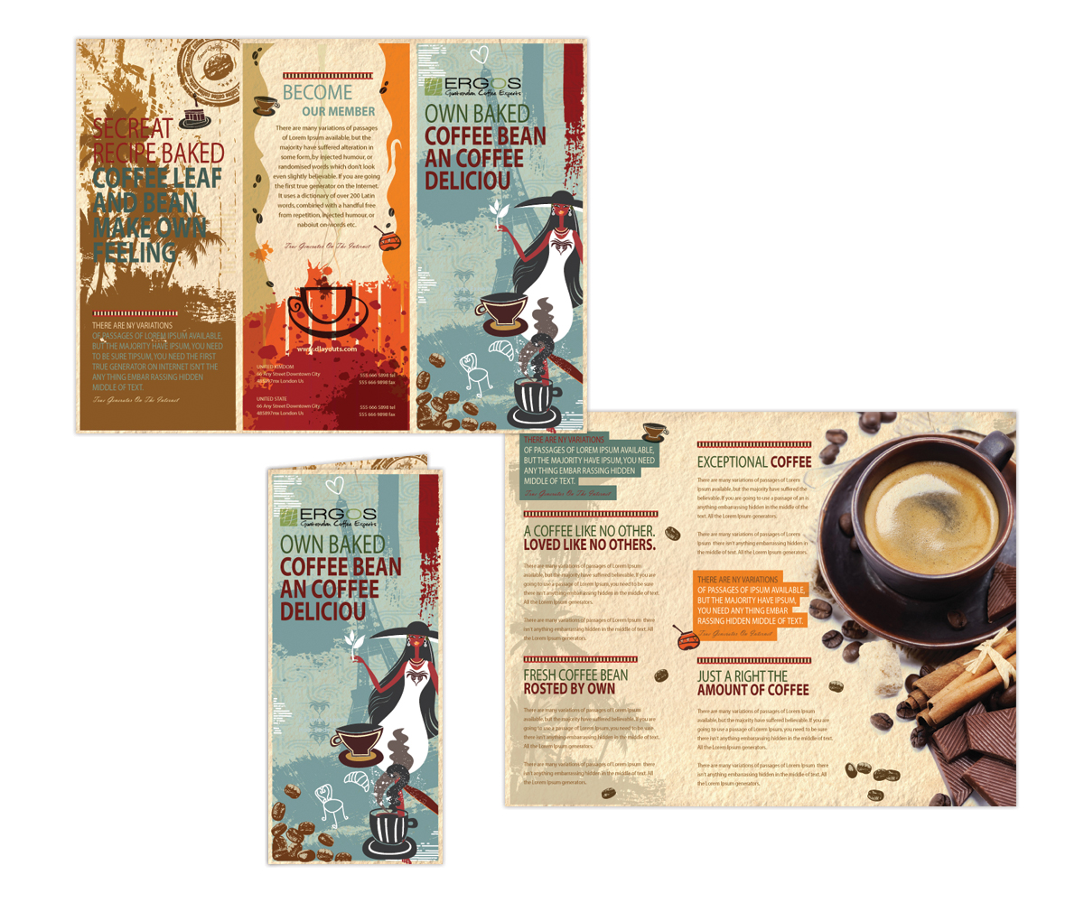 Design de Brochure par Michelle K pour ERGOS TRADING CORPORATION LIMITED | Design #1184116