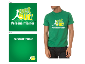 T-shirt designer for group outdoor personal trainer - Get Out! | T-Shirt-Design von aayam