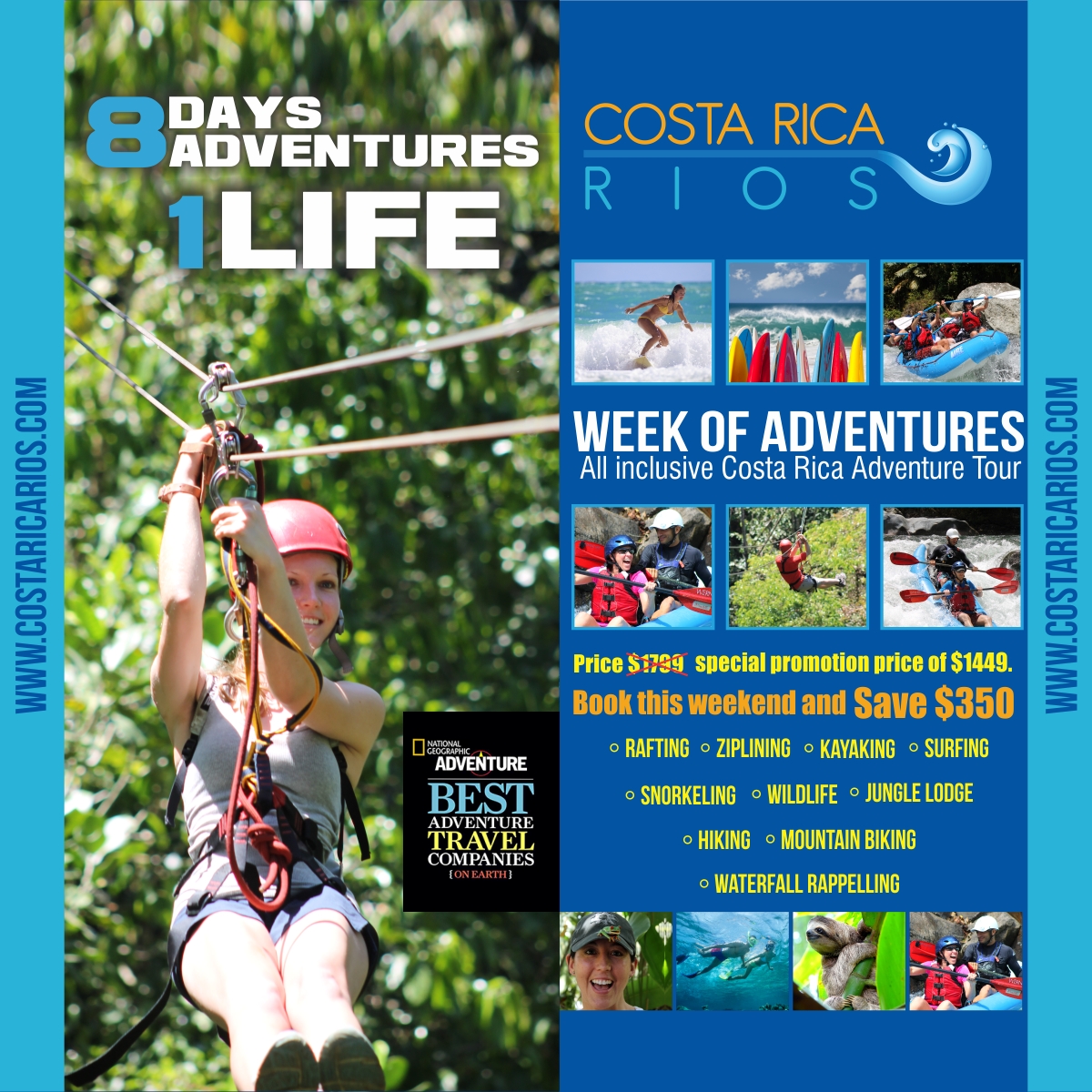 Graphic Design by Bins for Costa Rica Rios | Design #4289187