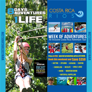 Graphic Design by Bins for Costa Rica Rios | Design: #4289187